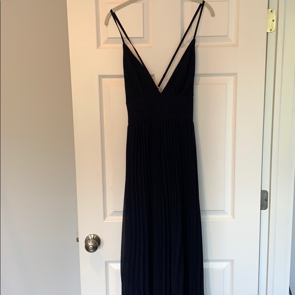 LuLu’s "Depths of My Love" Navy Maxi Dress - Picture 4 of 6